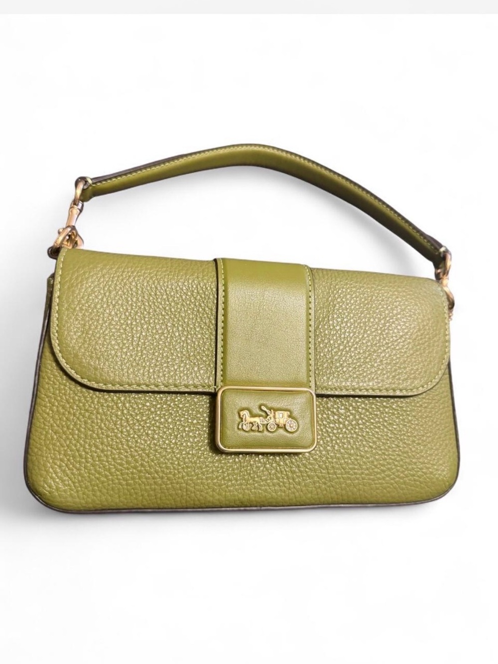 Green Coach Mini Grace Crossbody Bag